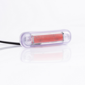 1-funkcyjna lampa obrysowa czerwona FT-045 LED z wiązką elektryczną o długości 0,5 m Fristom