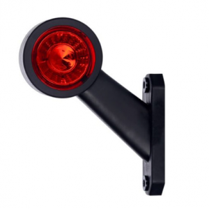 Lampa obrysowa biało-czerwona, na wysięgniku krótkim ukośnym Lewa LD 725L