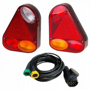 ZESTAW LAMPA TYLNA PRZYCZEPY LAWETY RYDWAN ZASŁAW