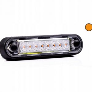 Lampa obrysowa LED 12-36V, żółta, z wiązką elektryczną 0,15 m Fristom