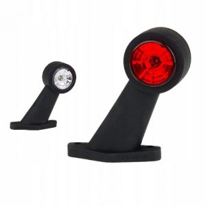 Lampa obrysowa – gabarytowa LED na gumowym ramieniu ukośnym, krótkim z przewodem FT-009C Fristom
