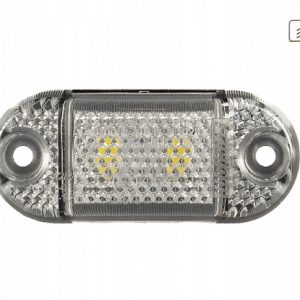 Lampa obrysowa LED 12-36V, biała, wiązką elektryczną 0,15m Fristom
