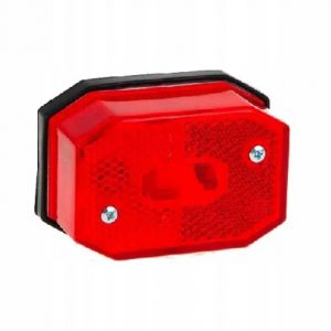Lampa obrysowa czerwona z odblaskiem