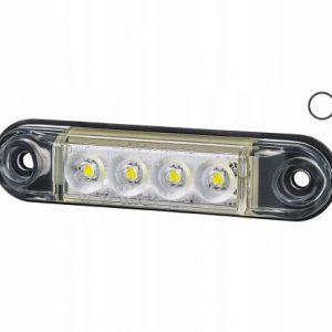 Lampa obrysowa typu SLIM, biała