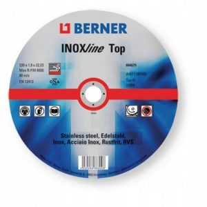Tarcza tnąca INOXline BERNER 1szt 125 x1x 22.23mm