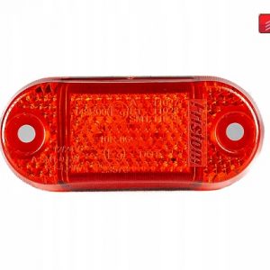 Lampa obrysowa LED 12-36V, czerwona, wersja DARK