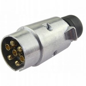 Wtyczka do przyczepki/przyczepy 7/12V metalowa 7 PIN