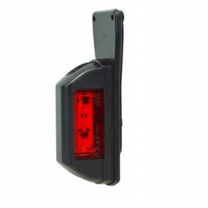 Lampa obrysowa LD731L-dwukolorowa lewa 12V-24V gabarytowa, narożna, wisząca