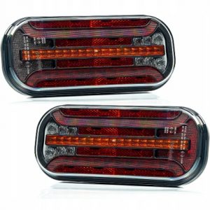 Lampy tylne LED FT-230, 6 funkcji dynamiczny kierunek z przewodem