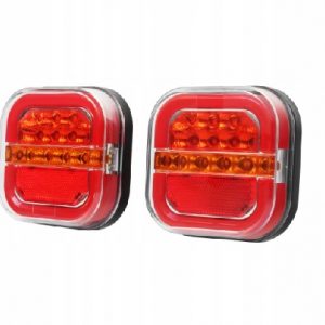 Lampy tylne LED Neon 1224V lewa i prawa do przyczepki Komplet