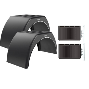 2x błotnik na bliźniacze koło 15-16″ 450×860 Domar z chlapaczami
