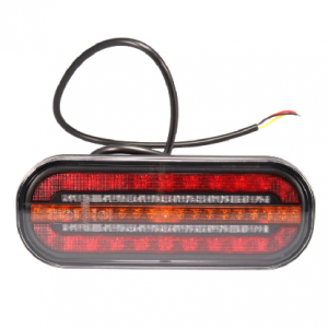 Lampa tylna FT-320 LED, 3-funkcyjna lampa: światło STOP, pozycyjne, dynamiczny kierunkowskaz