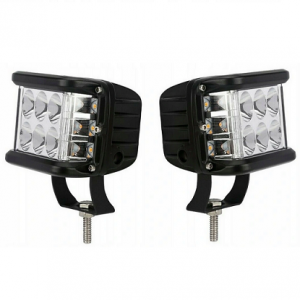 Lampa robocza Led halogen doświetlanie zakrętów 2x cube