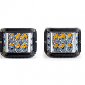 Lampa robocza Led halogen doświetlanie zakrętów 2x cube