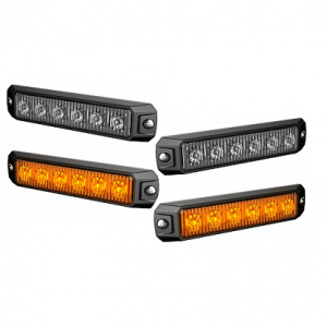 4x STROBOSKOP 6 LED LAMPA OSTRZEGAWCZA 12/24V CE