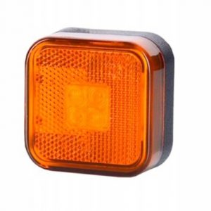 Lampa obrysowa kwadratowa pomarańczowa