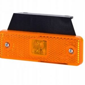 Lampa pozycyjna z odblaskiem z wieszakiem, żółta