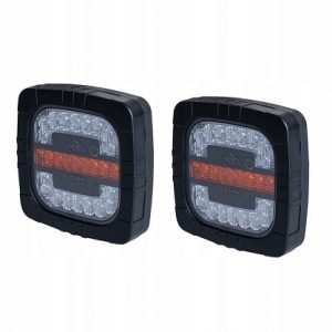 2x Lampa przednia koparka kierunkowskaz dzienne