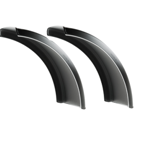 2x BŁOTNIK NADKOLE PARLOK 430x650mm ĆWIARTKA TIR NACZEPA TRAKTOR