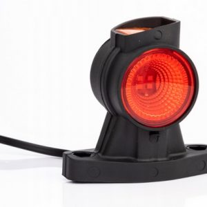 Lampa 3-funkcyjna obrysowo-gabarytowa LED, lewa, na gumowym ramieniu prostym krótkim Fristom