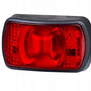 Lampa obrysowa typu LED z grupy HOR 82, czerwona.