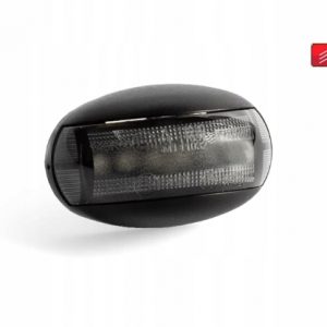 Lampa obrysowa LED 12-36V, czerwona, wersja DARK, wiązką elektryczną 0,15m Fristom