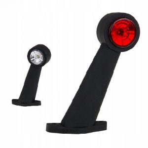 Lampa obrysowa – gabarytowa LED na gumowym ramieniu ukośnym, długim Fristom