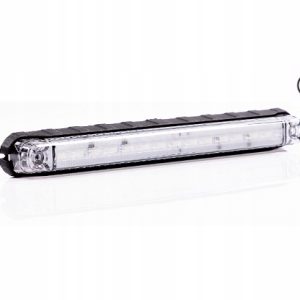 Lampa obrysowa LED 12-36V, biała z wiązką elektryczną 0,15 m