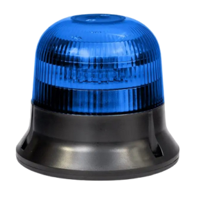 Lampa ostrzegawcza LED 12-36V, błysk podwójny,niebieski radiowóz straż