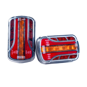 2x Lampa tylna uniwersalna LED 3-funkcyjna STOP/POZYCJA/KIERUNKOWSKAZ przyczepka