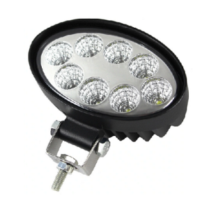 Lampa robocza 8LED 24W owalna, rozproszona TT.13225