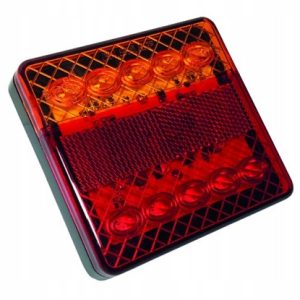 Lampa tylna zespolona LED kwadratowa, 3 funkcje TT.12015