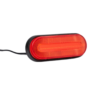Lampa obrysowa LED 12-36V, czerwona z odblaskiem certyfikat ADR