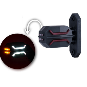 Lampa obrysowa led naczepy przyczepki krótka rogowa narożna DRAGON 1szt