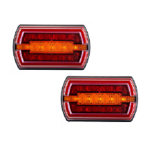 Lampa zespolona tył LED ciągnik przyczepa komplet