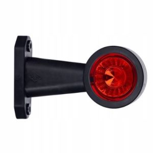 Lampa obrysowa biało-czerwona, na wysięgniku długim prostym LD 722