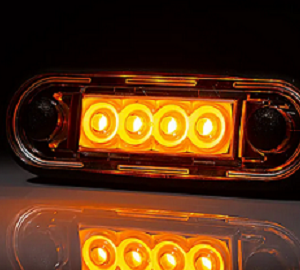 Lampa Obrysowa obrysówka BOCZNA LED ŻÓŁTA FT-073