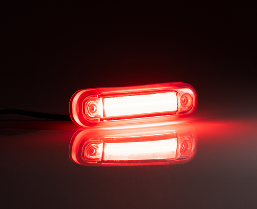 1-funkcyjna lampa obrysowa czerwona FT-045 LED z wiązką elektryczną o długości 0,5 m Fristom - obrazek 2