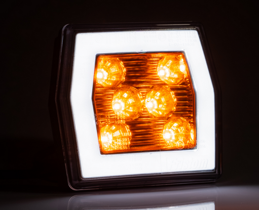 Lampa kierunkowskazu FT-125 LED z przewodem - 2 funkcyjna - obrazek 2