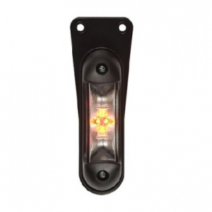 Lampa obrysowa biało-pomarańczowo-czerwona, wisząca LD 2167