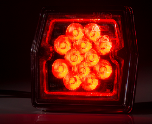 Lampa tylna przeciwmgłowa LED 12V, 1-funkcyjna, przewód o długości 1 m. FT-223 - obrazek 4