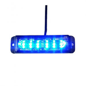 Lampa strobo 6 LED blue R10 R65