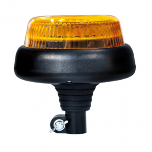 Lampa ostrzegawcza LED na trzpieniu montażowym, 12-36V, błysk podwójny, z szybkozłączem elektrycznym typu PLUG-IN