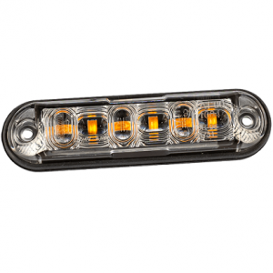 Lampa ostrzegawcza LED żółta 12-36V, 4 programy świecenia