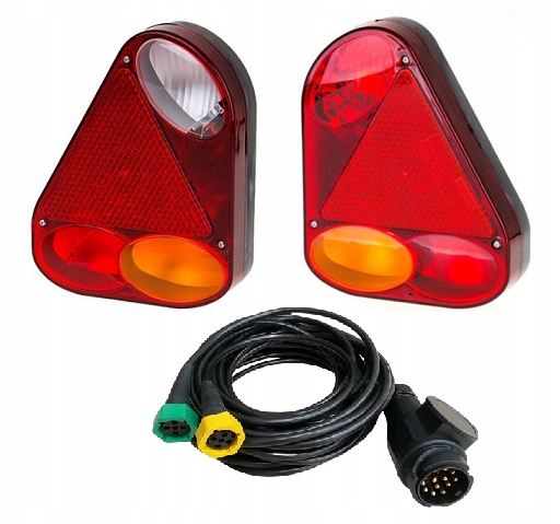 ZESTAW LAMPA TYLNA PRZYCZEPY LAWETY RYDWAN ZASŁAW