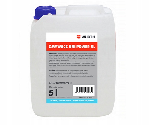 Zmywacz do hamulców Wurth Uni Power 5 l