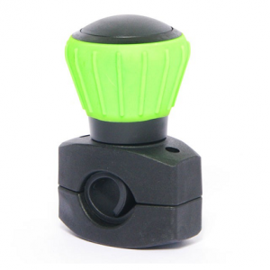 Gałka na kierownicę łożyskowana ZIELONA fi 52mm