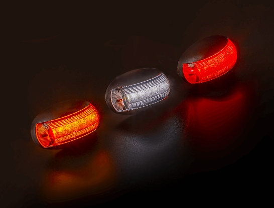 Lampa obrysowa LED 12-36V, żółta, wiązką elektryczną 0,15m Fristom - obrazek 4