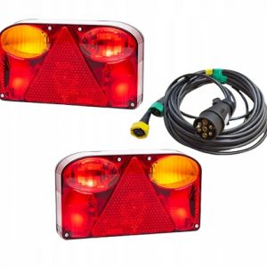 Zestaw lamp do przyczepki z wiązką Bajonet FT-088