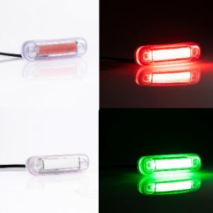 Lampa Obrysowa LED szlaban zielona czerwona Komplet Fristom